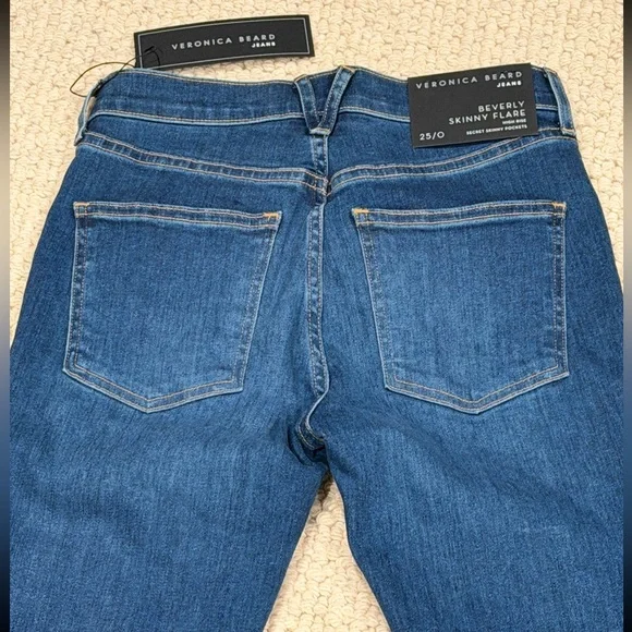 Veronica Beard Beverly skinny flare high-rise NWT - Picture 2 of 8